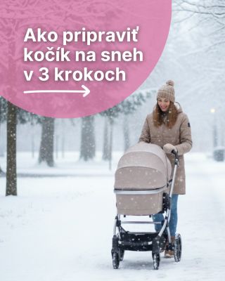 Sú vaše kolesá kočíka pripravené na prvý sneh? 🌨️ Prechádzky v zime sú čarovné, ale sneh dokáže byť pre kočík výzva!...
